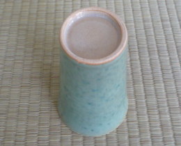 上野焼ビアカップの写真