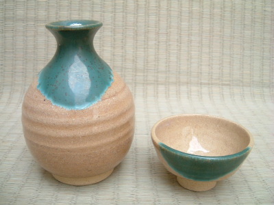 上野焼 煎茶器の写真