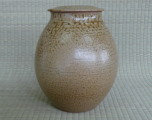 上野焼 家紋入り骨壺 家紋入り骨壺の画像