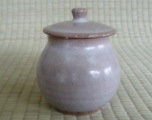 上野焼 家紋入りミニ骨壺 家紋入りミニ骨壺の画像