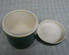上野焼の骨壺の画像