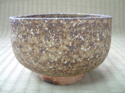 上野焼抹茶茶碗の写真