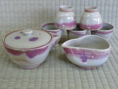 上野焼 煎茶器の画像