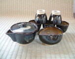 上野焼 煎茶器 煎茶器の写真