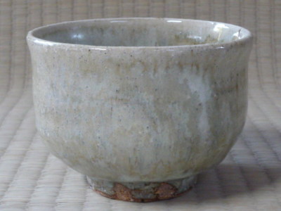 上野焼抹茶茶碗の写真