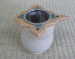 上野焼 茶こしリング #茶こしリングの写真