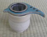 上野焼 茶こしリング #茶こしリングの写真