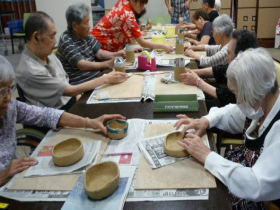 出張陶芸教室の画像