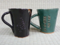 タタラ作り陶芸体験の作品 タタラ作り陶芸体験の作品の画像