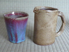 タタラ作り陶芸体験の作品 タタラ作り陶芸体験の作品の画像